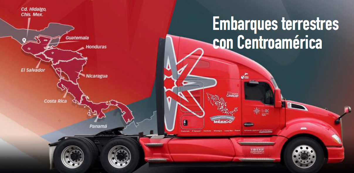 Transportación terrestre entre México y Centroamérica